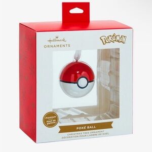 Hallmark Pokémon Red and White Ornament. New in box